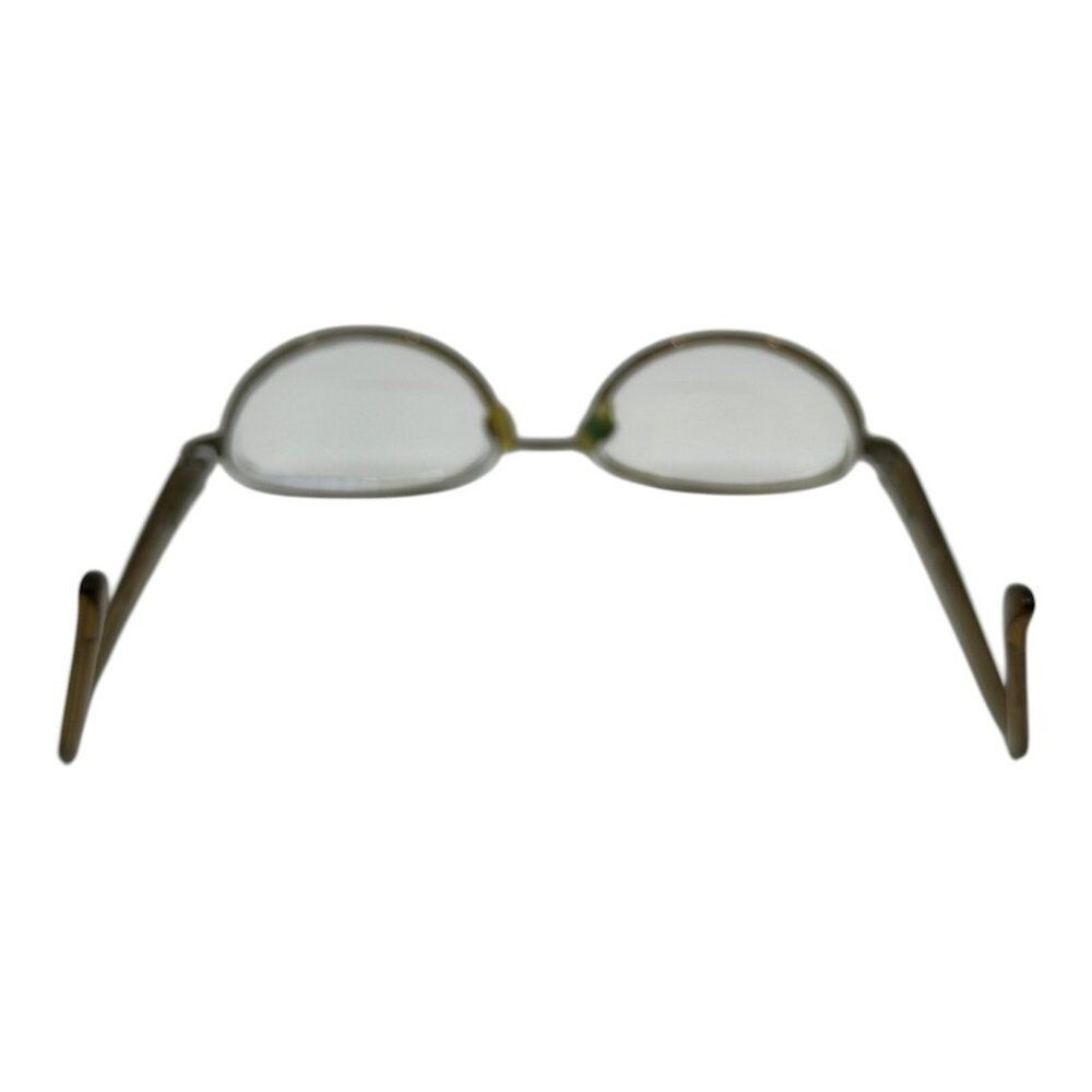 Oval Brown Frame Reading Eyeglasses Vintage Oval  Spectacles AS/IS - Picture 7 of 12